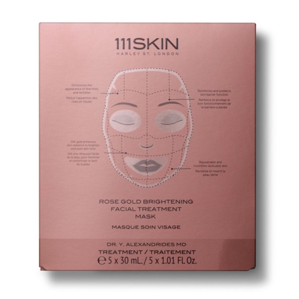 Rose Gold Brightening Facial Treatment Mask